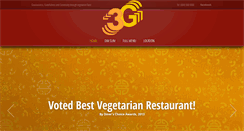 Desktop Screenshot of 3g-veg-restaurant.com